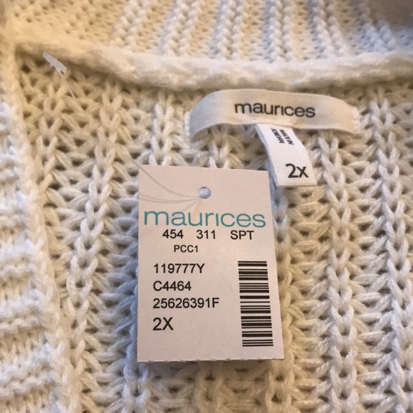 XL Cable Knit Colourblock Cardigan - Picture 11 of 12